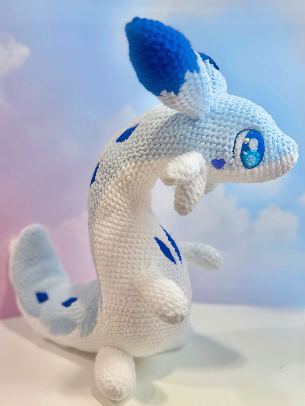 **PATTERN Blue/Pink Fire/Ice Dragon Crochet Pattern