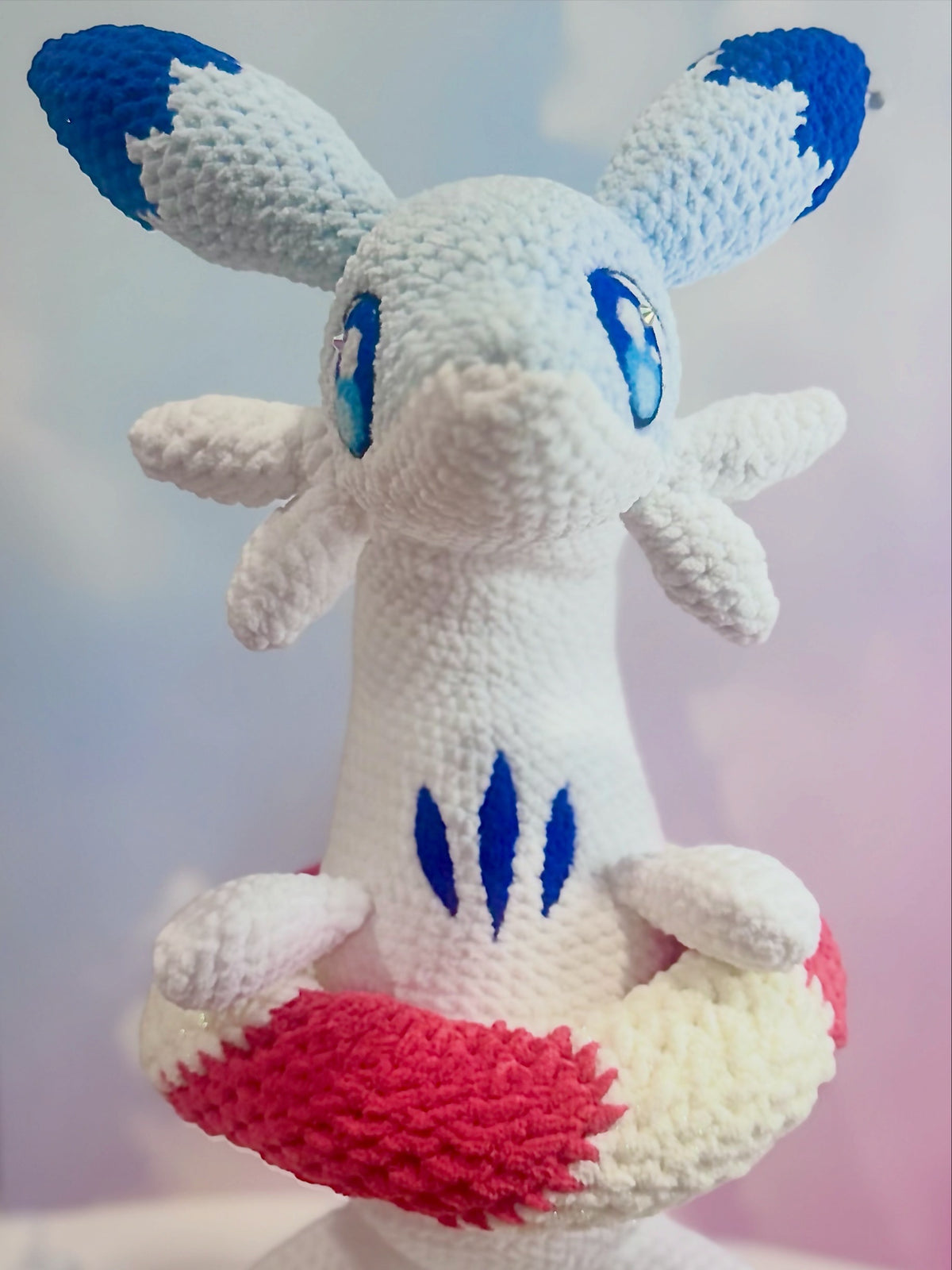 **PATTERN Blue/Pink Fire/Ice Dragon Crochet Pattern