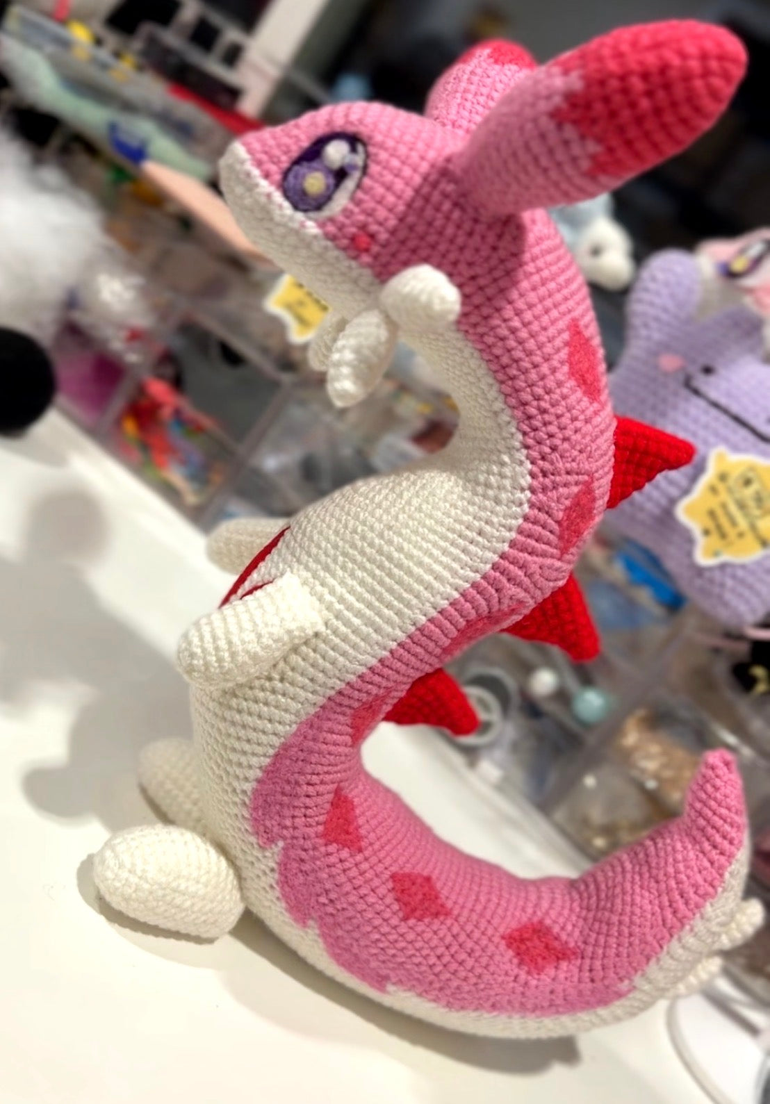 **PATTERN Blue/Pink Fire/Ice Dragon Crochet Pattern