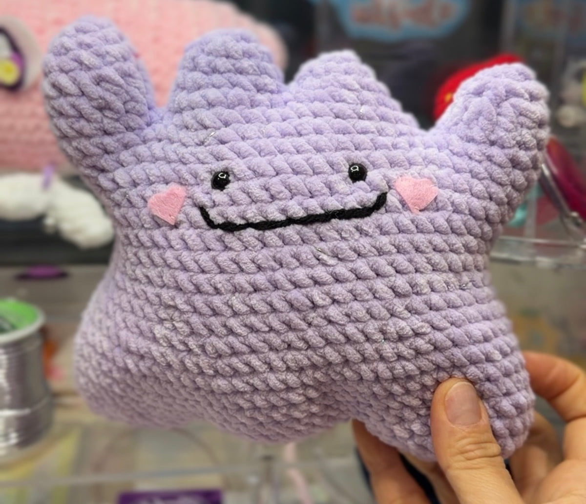 PLUSHIE: Crochet 6” Chenille Blob Pal