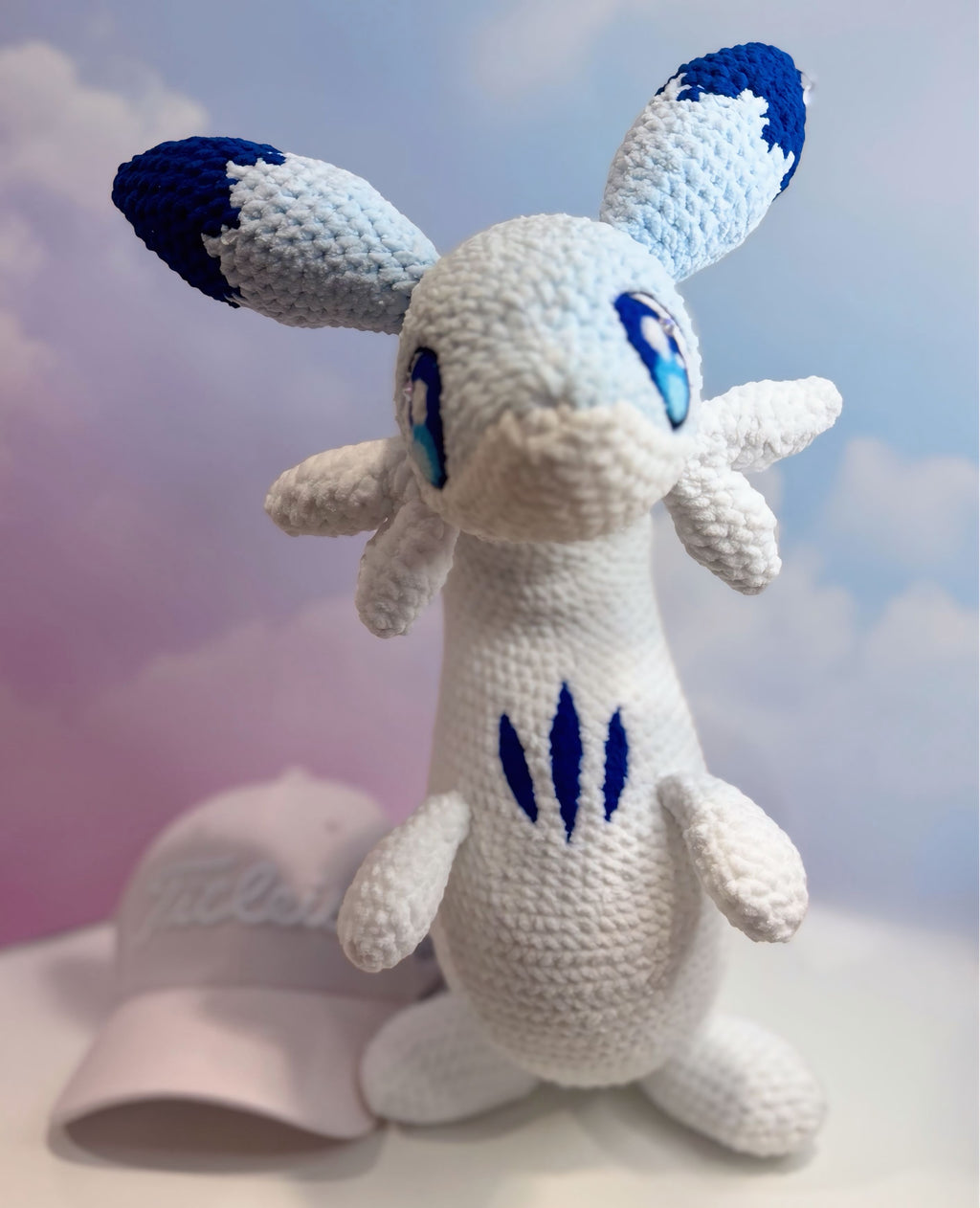 **PATTERN Blue/Pink Fire/Ice Dragon Crochet Pattern